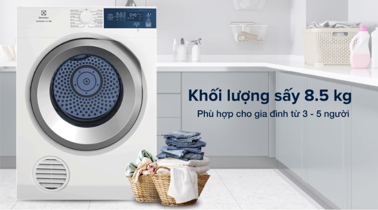 Top 3 máy sấy quần áo Electrolux có tính năng úp ngược tiện lợi nhất